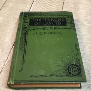 ANTIQUE 1897 THE THRONE OF DAVID